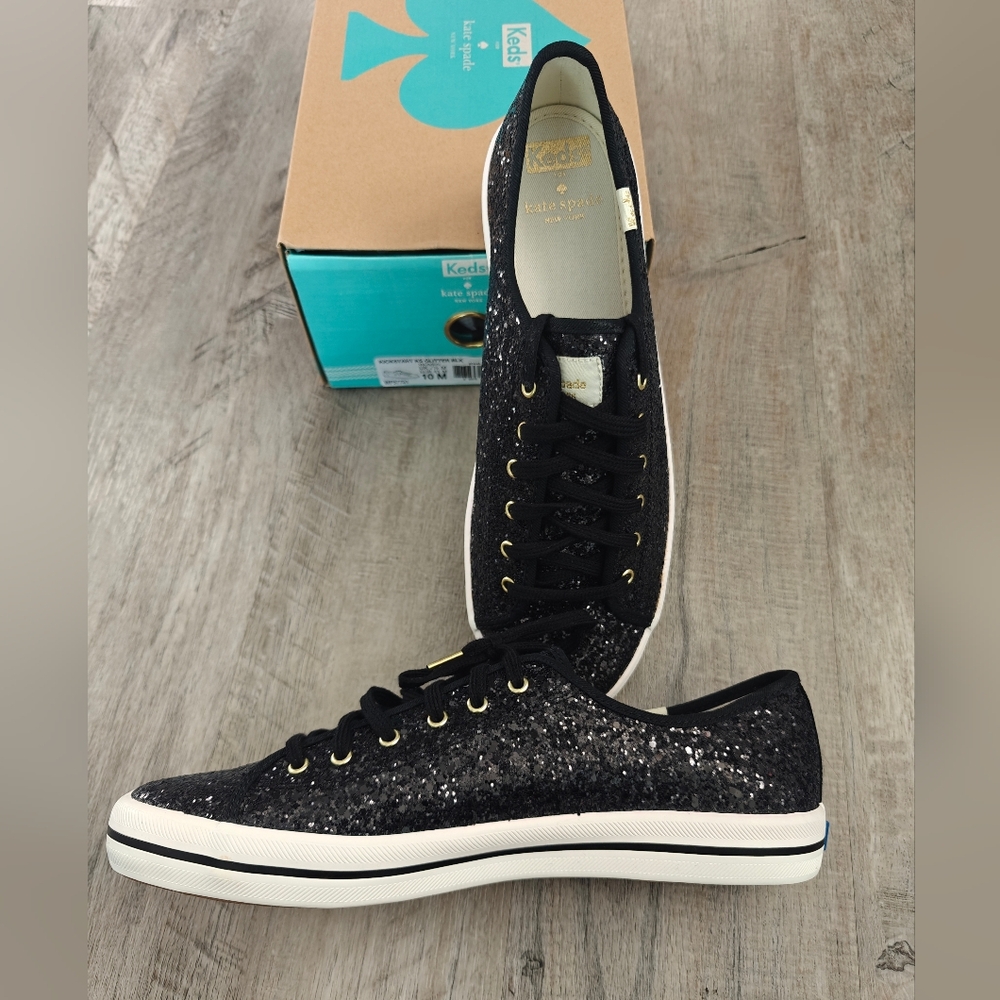 Keds Women's Kickstart KS Glitter Black